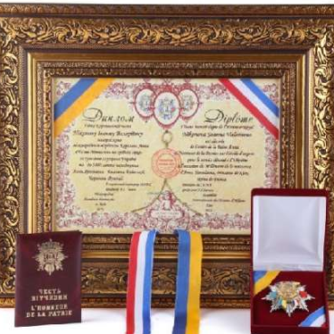 НАГОРОДА для Світлани Сорокіної — Орден Королеви Анни «Честь Вітчизни»